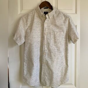 Mens J Crew Medium Slim Short Sleeve Shirt
